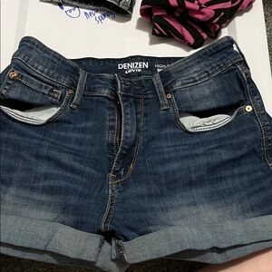 Women's Blue Denim Shorts